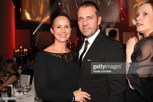 Hansi Flick and his wife Silke during the 33. Deutscher Sportpresseball - German Sports Media Ball 2014 at Alte Oper.  (Photo by Gisela Schober/Getty Images)