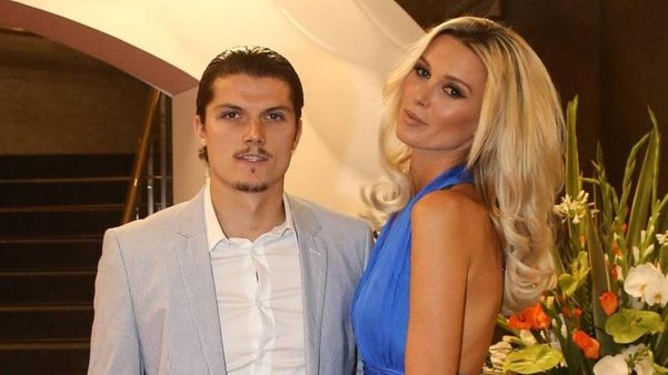 Marcel Sabitzer with his girlfriend. (Picture was taken from Sportmob)