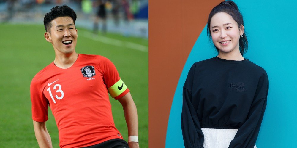  Heung-Min Son (L) and girlfriend So-Young Yoo (R). (Picture was taken from allkpop.com)