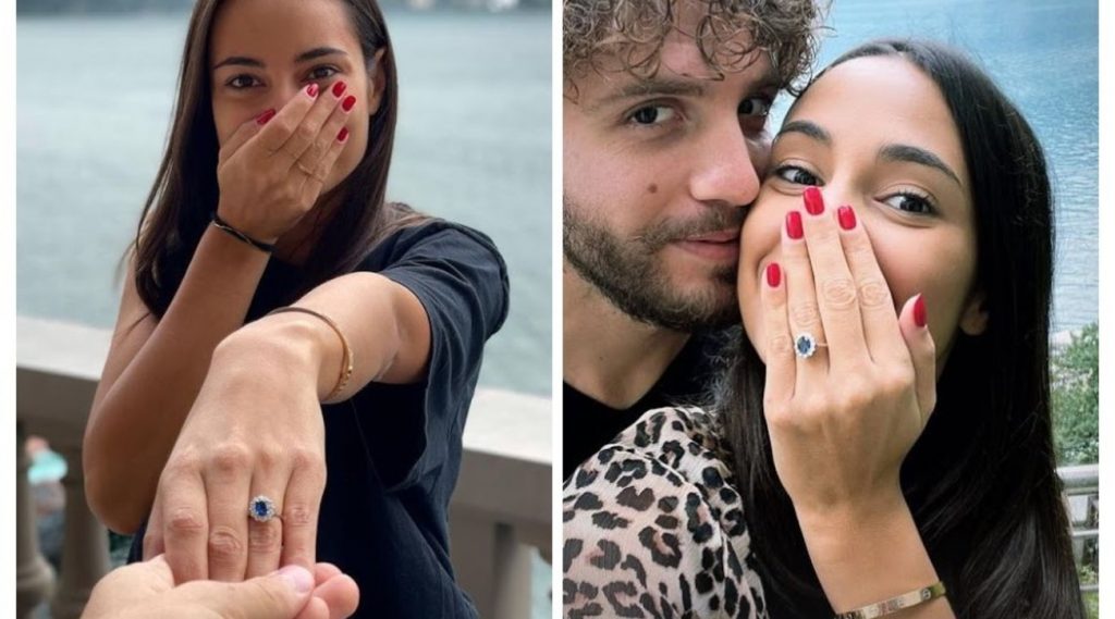 Manuel Locatelli proposed to his girlfriend in a romantic way. (Credit: Instagram) 