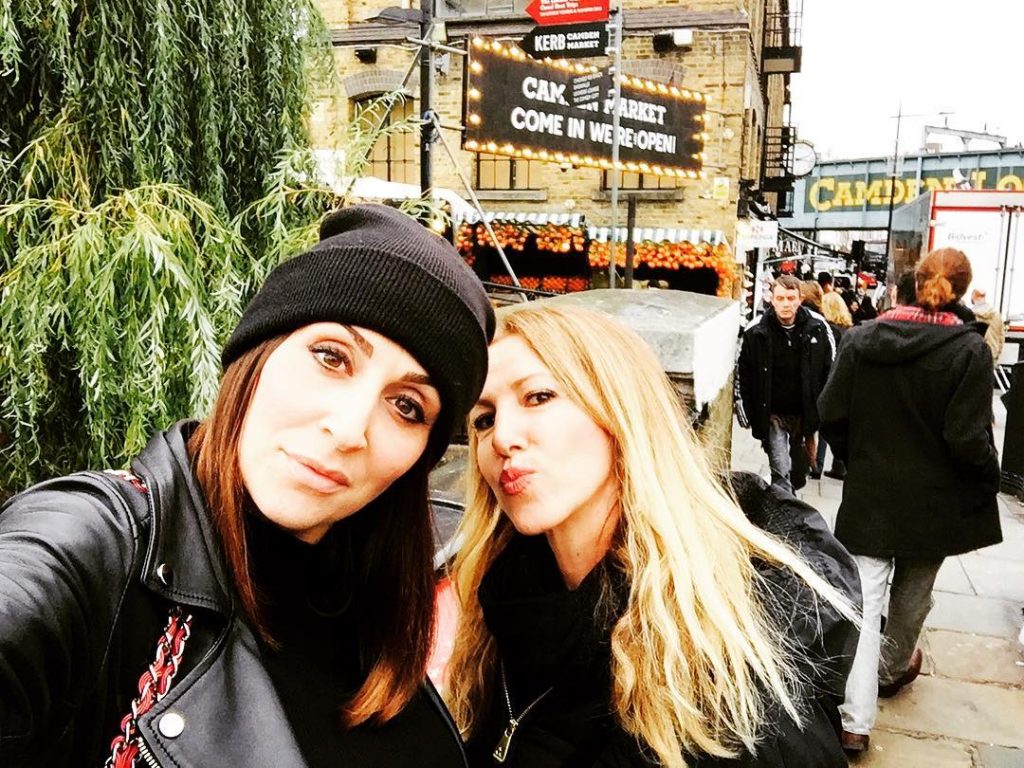 Laura Marchetti hanging with a friend. (Credit: Instagram) 