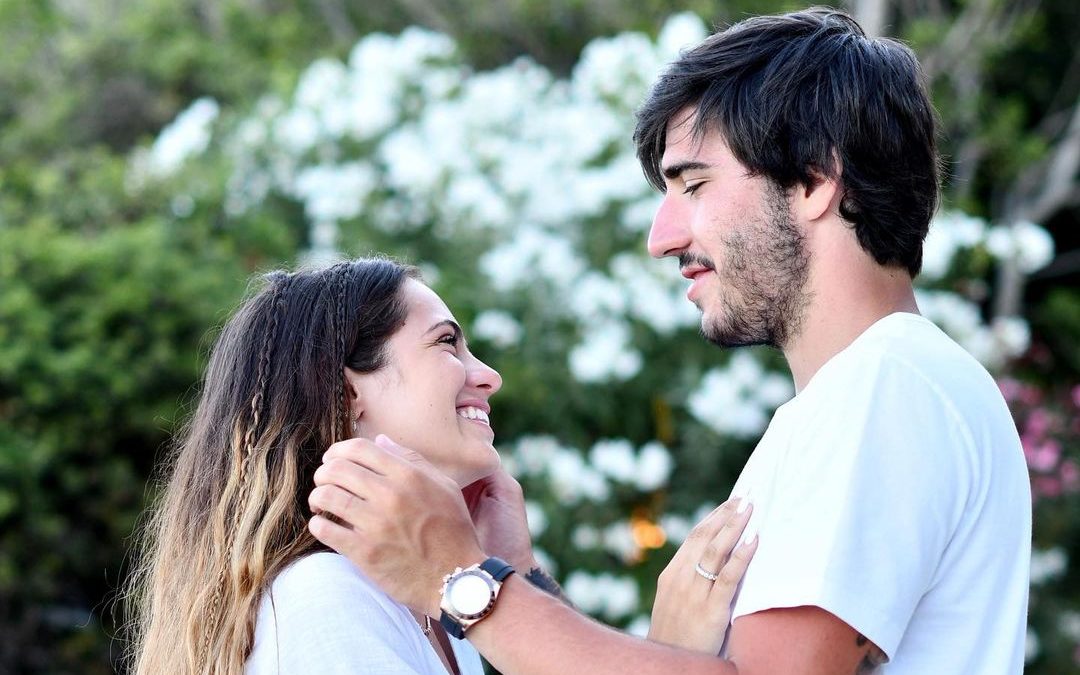 Sandro Tonali met his girlfriend in 2019. (Credit: Instagram)