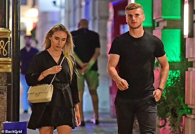 Timo Werner and his girlfriend Julia has been avoiding media attention for a long time. (Credit: BackGrid) 