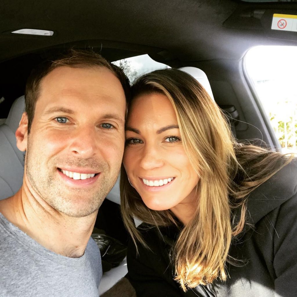 Petr Cech met with his wife while at school. (Credit: Instagram)