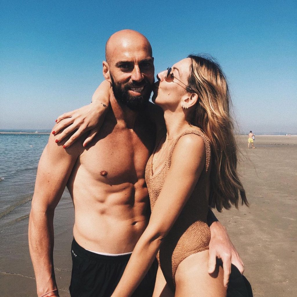 Willy Caballero and his wife Lucia Araya are high school soulmates. (Credit: Instagram)