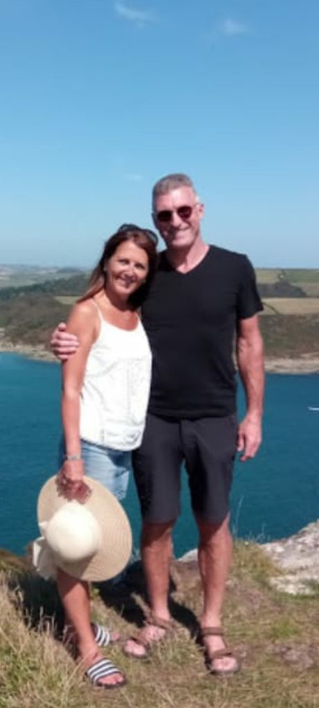 Nigel Pearson with his wife Nicky