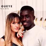 Idrissa Gueye with wife Pauline Gueye. (Credit: Instagram)