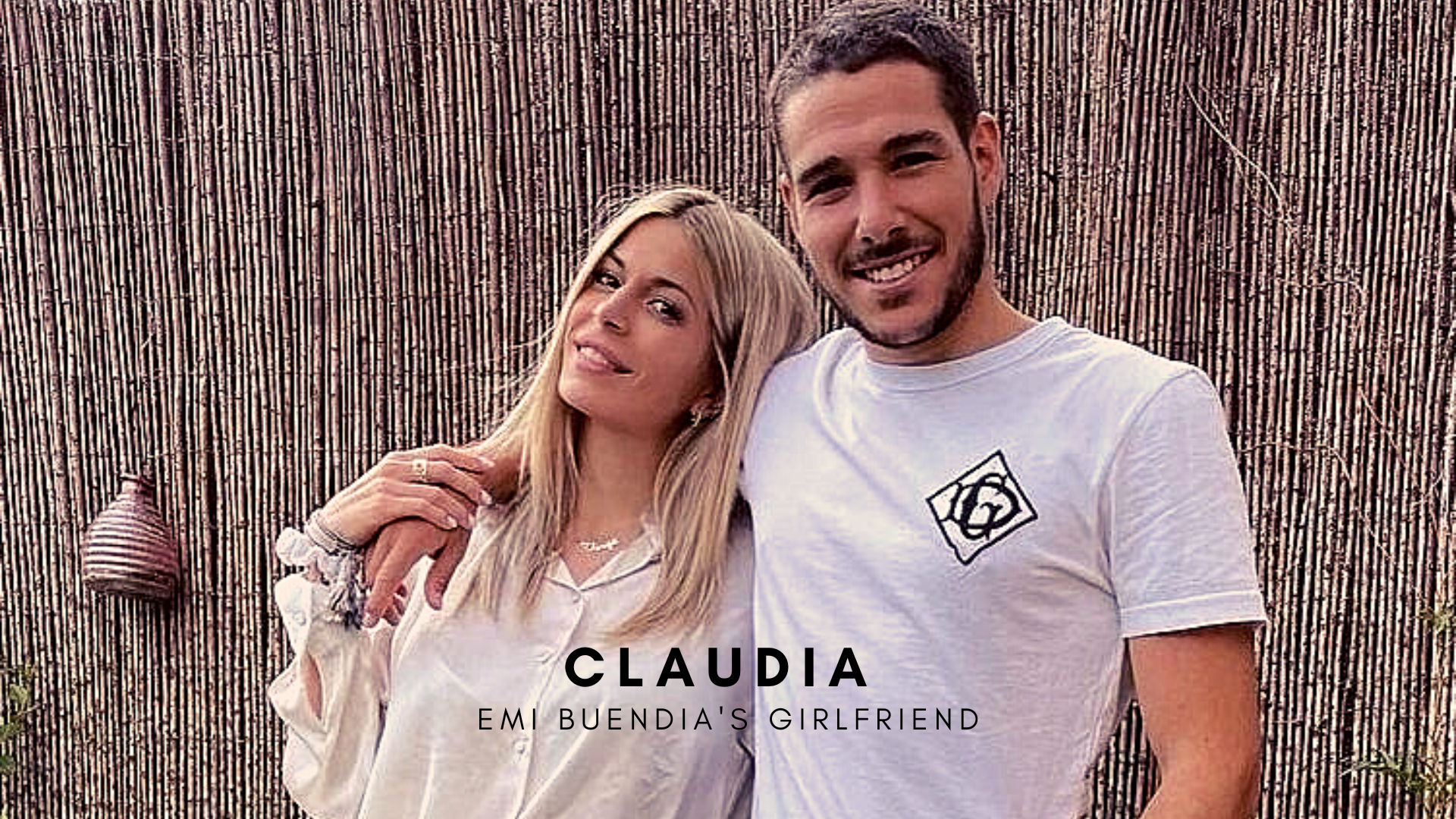 Emi Buendia with his girlfriend Claudia. (Credit: Instagram)