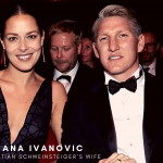 Bastian Schweinsteiger with his wife Ana Ivanovic. (Credit: Getty Images)