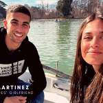 Ferran Torres with his girlfriend Sira Martinez. (Credit: Instagram)
