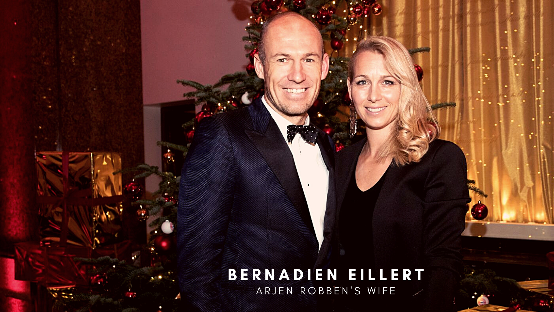 Arjen Robben with his wife Bernadien Eillert. (Photo by A. Grimm/FC Bayern via Getty Images)