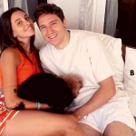 Federico Chiesa with his girlfriend Benedetta Quagli. (Credit: Instagram)