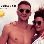 Dusan Tadic with wife Dragana Vukanac. (Credit: Instagram)