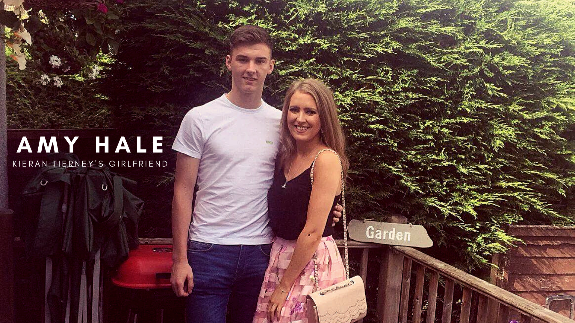 Kieran Tierney with his girlfriend Amy Hale. (Picture was taken from thescottishsun.co.uk)