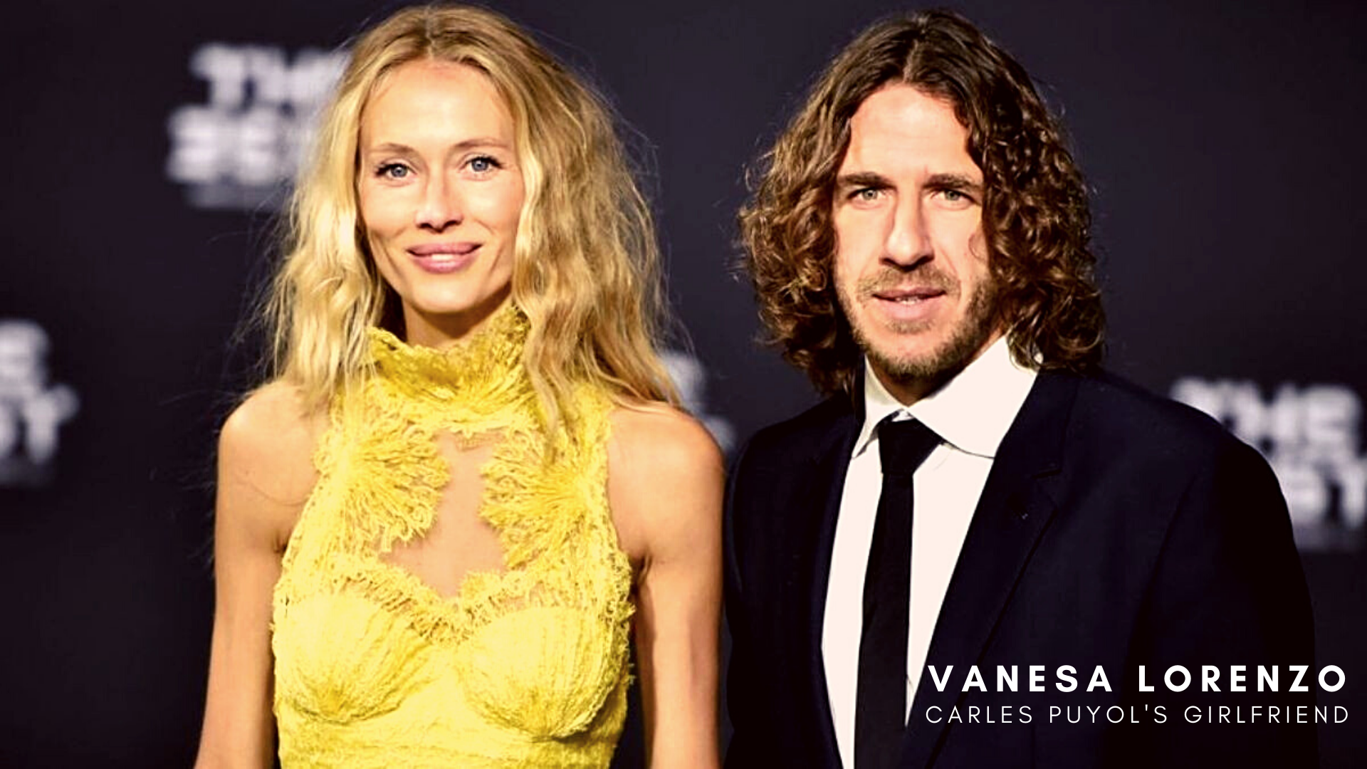Carles Puyol with girlfriend Vanesa Lorenzo. (Picture was taken from SportMob)