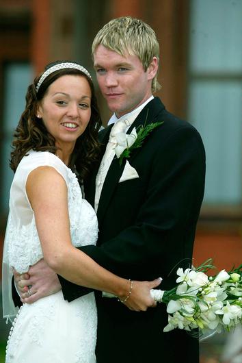 Grant McCann with his wife Kelly McCann 