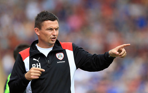 Paul Heckingbottom head coach of Barnsley during the pre-season friendly match between Barnsley and Everton at Oakwell Stadium on July 23, 2016
