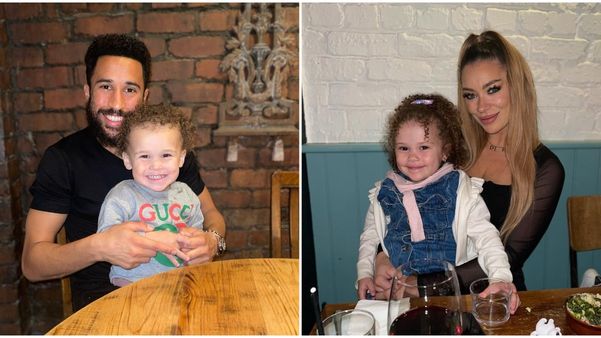 Andros Townsend and Hazel O’Sullivan with their children. (Picture was taken from SportMob)