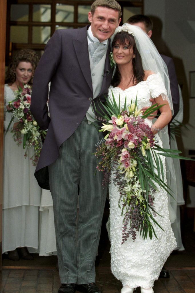 Tony Mowbray with his wife Amber 