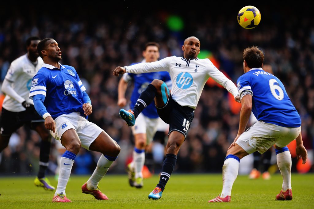 Jermain Defoe in action for Tottenham Hotspur.  (Photo by Shaun Botterill/Getty Images)