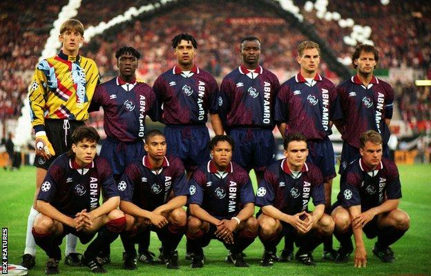 Ajax 1994-1996 (Credit: Rex Features)