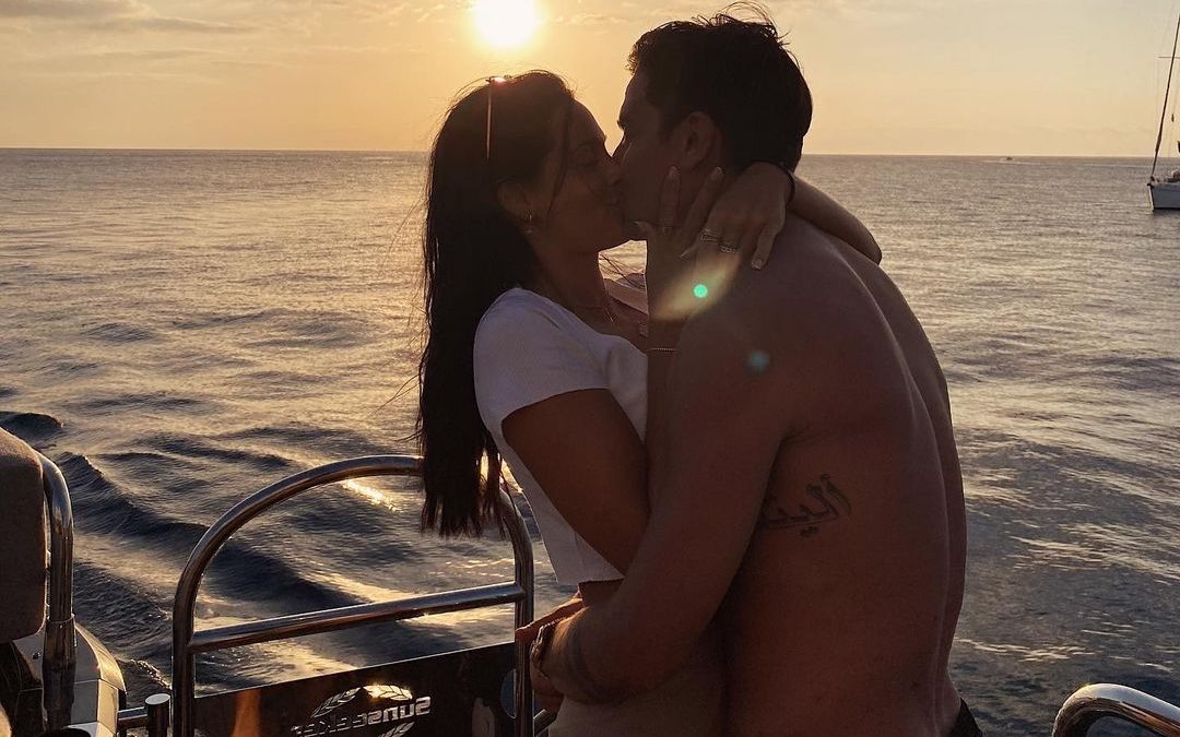 Paulo Dybala met his girlfriend in 2017. (Credit: Instagram)