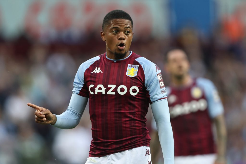 Leon Bailey in action for Aston Villa. (Photo by Marc Atkins/Getty Images)