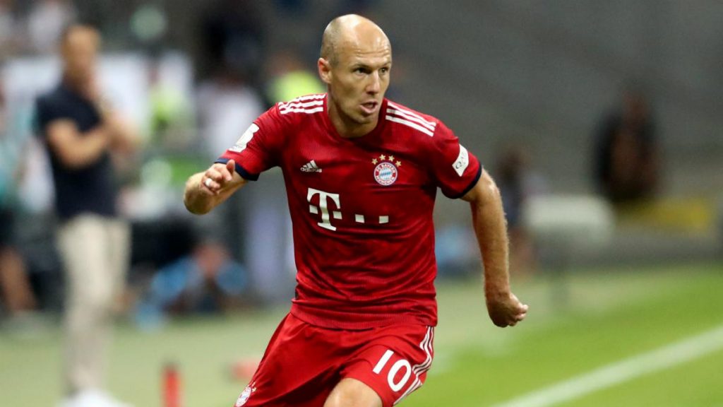 Arjen Robben in action for Bayern Munich. (Credit: en.as.com)