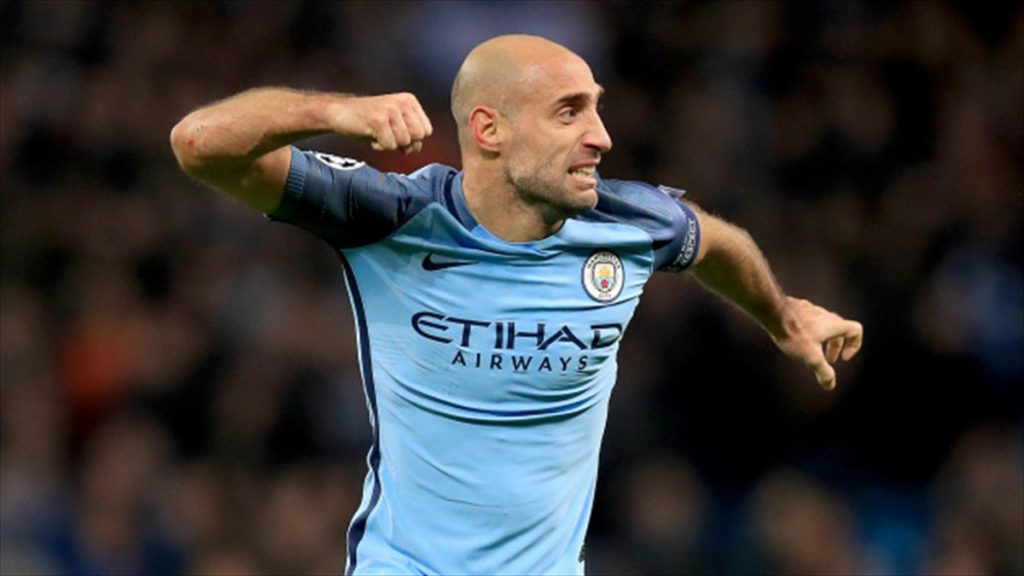 Pablo Zabaleta played in the full-back position for Manchester City. (Image credit: PA Sport)