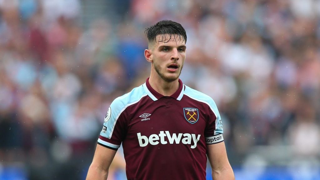 Declan Rice has a net worth of €580,000 (£500,000). (Image credit: Getty Images)