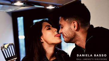Raul Jimenez with his girlfriend Daniela Basso. (Credit: Instagram)