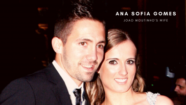 Joao Moutinho with his wife Ana Sofia Gomes. (Credit: lux.iol.pt website)