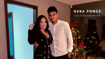 Luis Diaz with his girlfriend Gera Ponce. (Credit: Instagram)