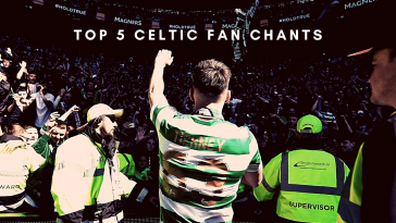 Here is the list of top 5 Celtic fan chants. (Picture was taken from thesefootballtimes.co)