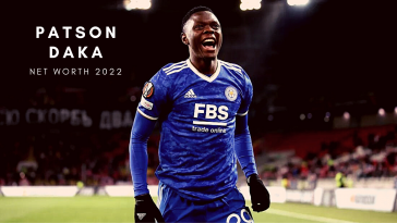 Learn the net worth of Patson Daka in this article. (Credit: LCFC)