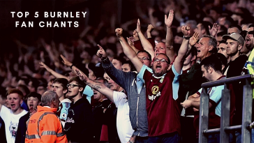 Here is the list of top 5 Burnley fan chants. (Credit: Twitter/The Away Fans)