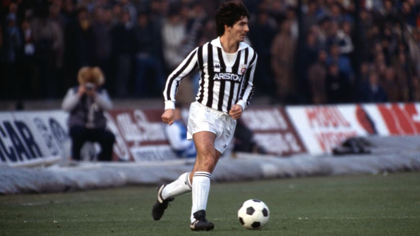 Paolo Rossi in action for Juventus. (Credit: Juventus.com)