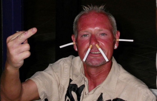 Paul Gascoigne was a heavy smoker. (Credit: pinterest.com)