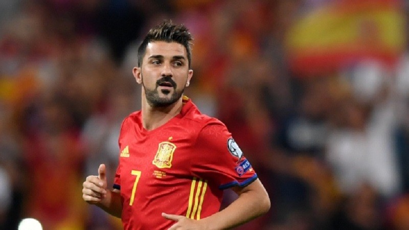 David Villa is the fifth highest scorer in Spain's history. (Picture was taken from SportMob)