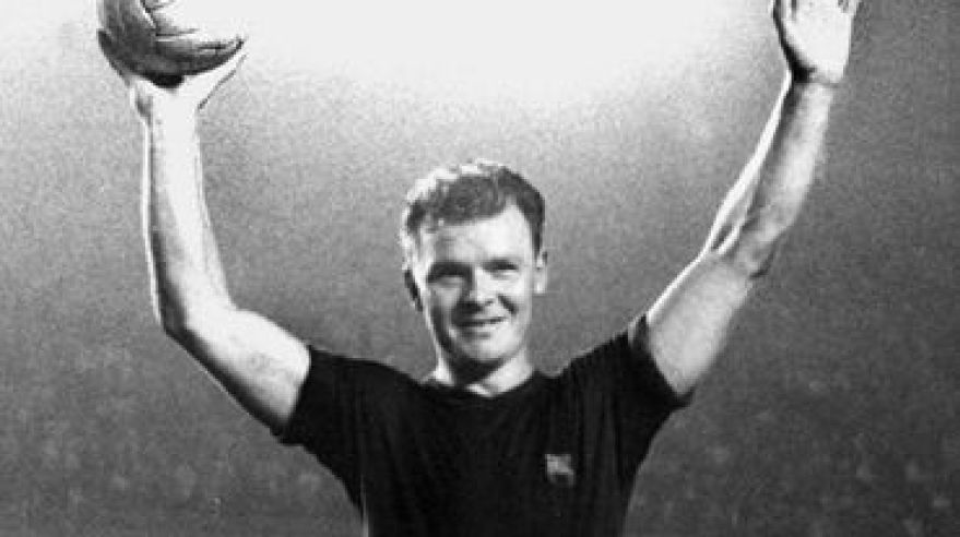 László Kubala during his time at Barcelona. (Picture was taken from beyondthelastman.com)