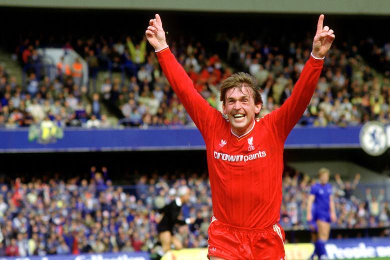 Kenny Dalglish celebrating his goal. (Credit: thetimes.co.uk)