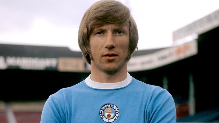Colin Bell in the Manchester City jersey. (Credit: SkySports)