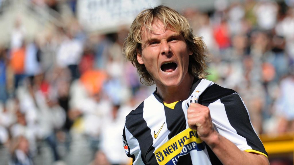 Pavel Nedved was a attacking midfielder. (Credit: Sky Sports)