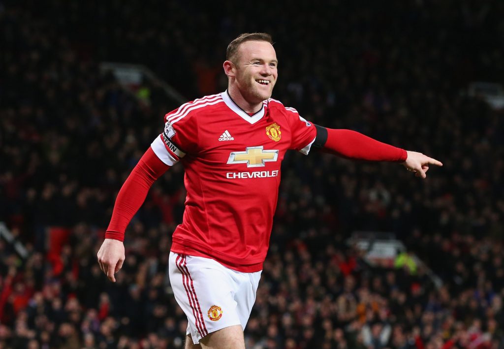 Wayne Rooney celebrating his goal. (Credit: Alex Livesey/Getty)
