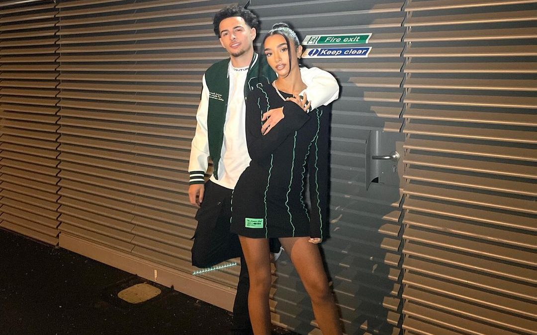 Curtis Jones met with his girlfriend in 2019. (Credit: Instagram)
