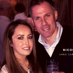Jamie Carragher with wife Nicola Hart. (CREDIT: Instagram @23_carra)