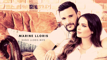 Hugo Lloris with his wife Marine Lloris. (Credit: Instagram)