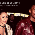 Alex Iwobi with his Ex-girlfriend Clarisse Juliette. (Credit: playerswiki.com)