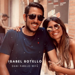 Dani Parejo with his wife Isabel Botello. (Credit: Instagram)