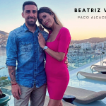 Paco Alcacer with his wife Beatriz Viana. (Credit: Instagram)